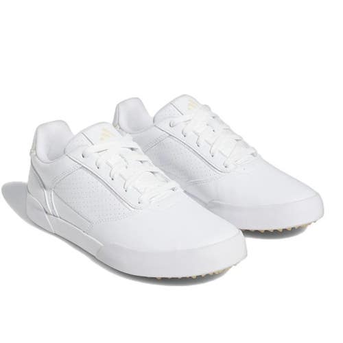 Adidas Retrocross GV6915 Sneakers Womens 9.5 White Spikeless Golf Shoes ZOGG3968