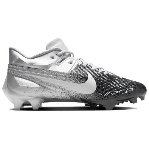 Nike Vapor Edge Elite 360 2 DA5457-003 Men's 10 Silver Football Cleats RHS9690