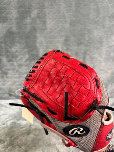 Red Rawlings Players Series LH Pitcher's Baseball Glove 10" (Used)