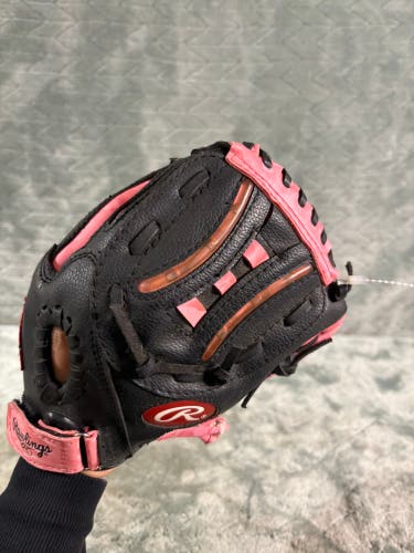 Pink Rawlings Highlight RH Softball Glove 9.5" (Used)