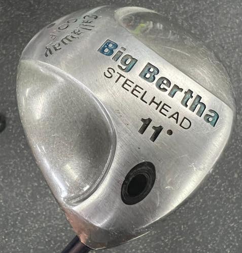 Used Callaway BIG BERTHA STEELHEAD Womens Driver RH 11.0 Degree 11497-S000162111