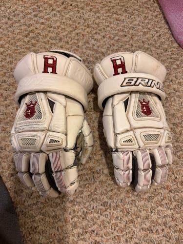 Custom Ridgewood Brine King III Lacrosse Gloves (Used)