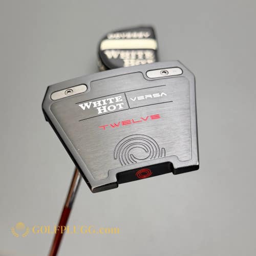 Left-Handed Odyssey White Hot Versa 12 Putter w/ Headcover, 35" (3583)