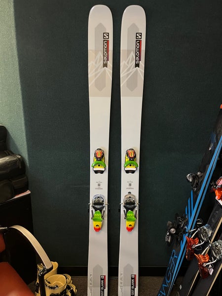 2023 Salomon QST Blank Skis With Bindings Max Din 14 (Used)