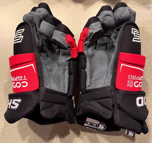 Sher-Wood Code TMP Pro Gloves 14" Pro Stock (Used)
