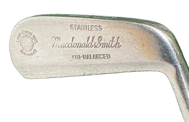 LinkLyon Macdonald Smith TriBalanced Punch Face Stainless Putter RH Coated Steel