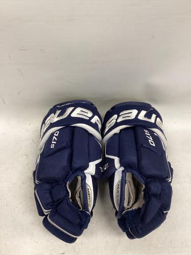 Used Bauer SUPREME S170 Junior Gloves Navy Blue 11" 11851-S000053537