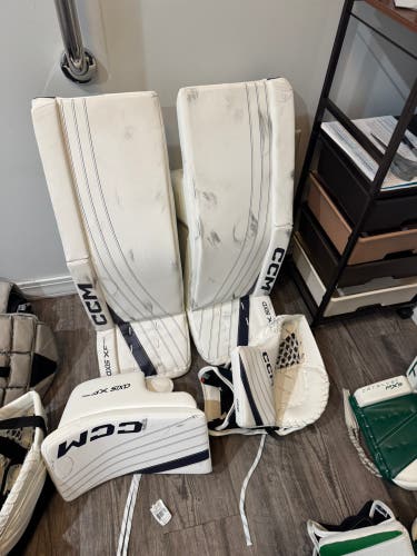 33" 2025 CCM Tacks Pro Goalie Leg Pads (Used)