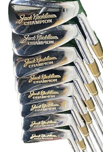 MacGregor Jack Nicklaus Champion Iron Set 3-PW RH Stiff Steel 5i 37.5" Sweet