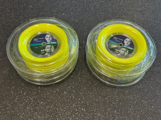 YONEX PolyTourPro Tennis Racquet Strings (Used)