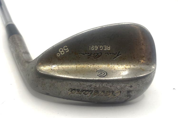 Cleveland Tour Action REG 691 RTG RAW 58 Lob Wedge TT Dyanmic Gold Steel Shaft