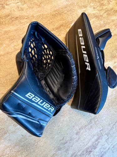 Bauer GSX Goalie Blocker and Glove Set- Int Regular (Used)