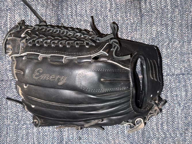 Emery Custom Black Pitcher Infield Glove 12 Inch RHT