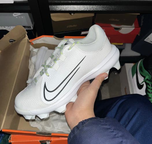 Nike DC8990-103 Women's Hyperdiamond 4 Pro MCS Softball Cleats White Black 5.5 Mens/7 Womens