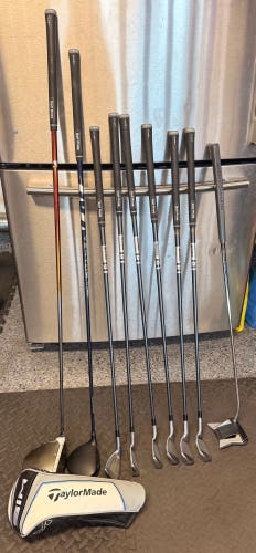 Men's 2019 TaylorMade P-790 Right Handed Iron Set Regular Flex Graphite Shaft (6 Clubs) #6 - #9, PW,