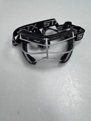 Used STX 4SIGHT  YOUTH Lacrosse Facial Protect Black Youth 11860-S000316721