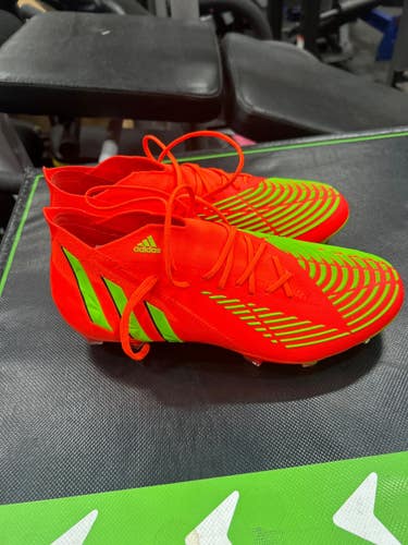 Used Adidas Soccer Cleats Orange Senior 8.5 11337-S000498393