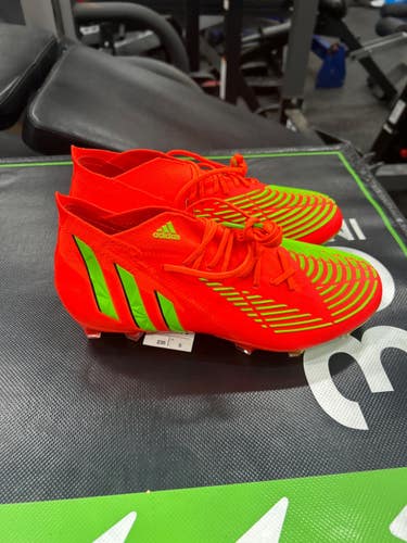 Used Adidas Soccer Cleats Orange Senior 5.5 11337-S000498392