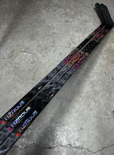 3 PACK 80 Flex P28M Nitro Wrapped As Hzrdus Smoke Senior True Left Hand AHL Pro Stock (New)