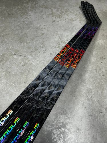 4 PACK 80 Flex P28M Nitro Wrapped As Hzrdus Smoke Senior True Left Hand NCAA Pro Stock (New)