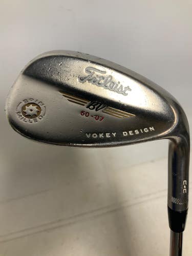 Used Titleist BV 60 07 VOKEY SPIN MILLED Golf Wedge Mens RH 60 Degree 11823-S000042204