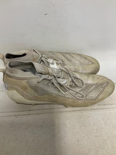 Used Adidas WHITE Adult FB Cleats White Senior 11.5 11823-S000042201