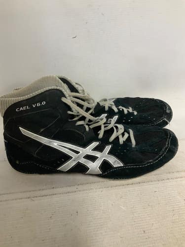 Used Asics CAEL V6.0 Wrestling Shoes Black Senior 11 11823-S000042200