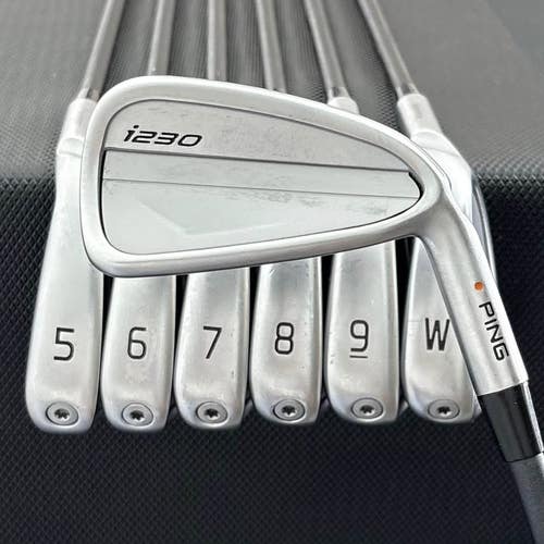 PING I230 IRON SET 4-W ORANGE DOT