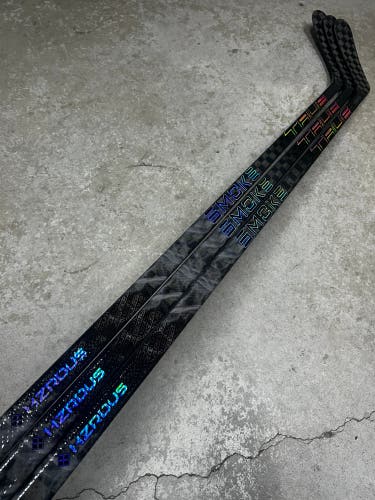 3 PACK 75 Flex P92 Nitro Wrapped As Hzrdus Smoke Senior True Left Hand WHL Pro Stock (New)
