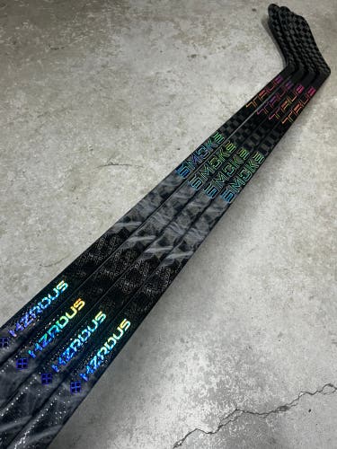 4 PACK 75 Flex P92 Nitro Wrapped As Hzrdus Smoke Senior True Left Hand WHL Pro Stock (New)