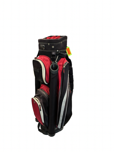 Used RJ Sports 14 WAY CART BAG Mens Cart Bag Red 11682-S000140355