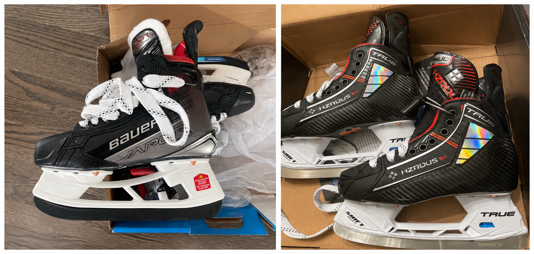Bundle 2 skates: True and Bauer