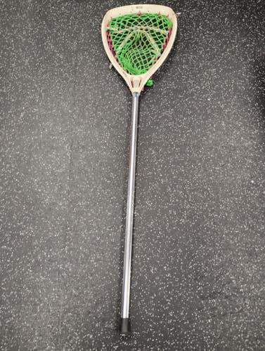 Used STX Goalie Head ON Warrior 6000 SHAFT Mens Goalie Stick Silver 11849-S000044992