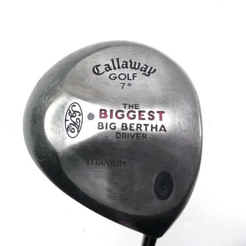 Callaway Biggest Big Bertha Driver 7* Grafalloy ProCustom Senior RH