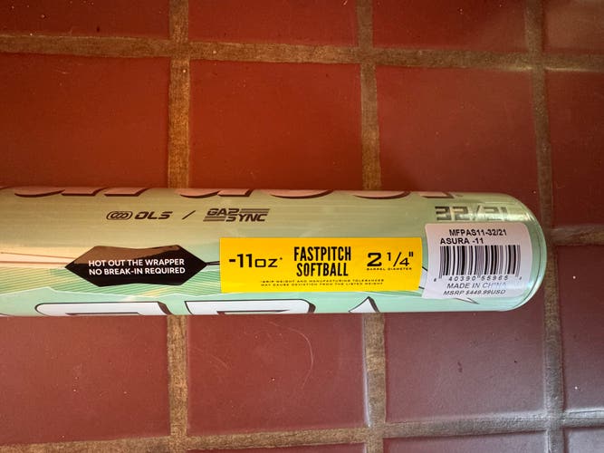 2026 Marucci Asura Composite Bat (-11) 21 oz 32" (New)