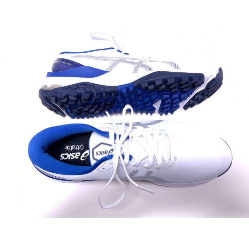 ASICS Gel-Kayano Ace 2 Golf Shoes White Peacoat Blue Men's SZ 10.5 NEW