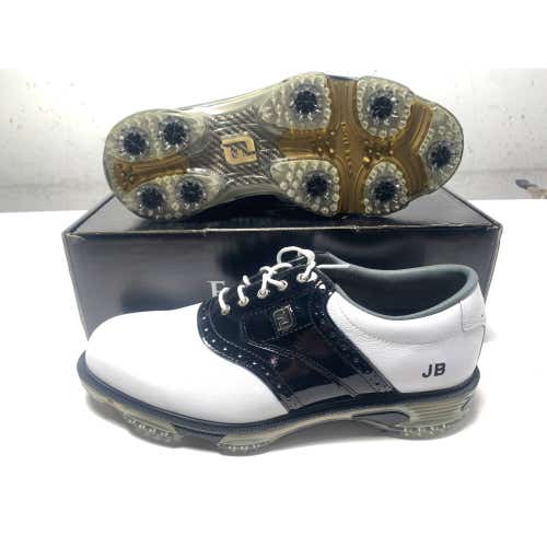 FootJoy DryJoys Tour Golf Shoes White Men's SZ 10 ( 53780 ) NIB