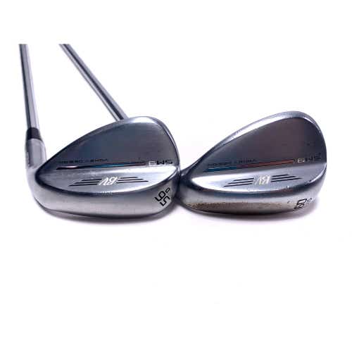 Titleist Vokey SM9 Tour Chrome Wedge Set 56* 12 | 60* 10 KBS Tour Lite Wedge RH