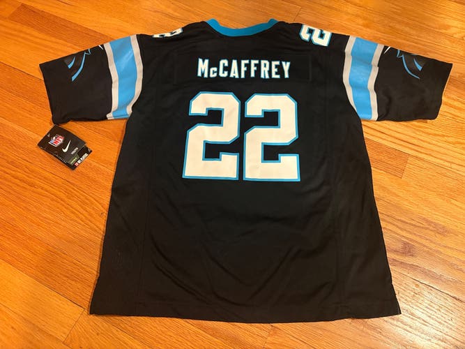 Nike Christian McCaffrey Carolina Panthers Jersey Youth Large $90 Retail New