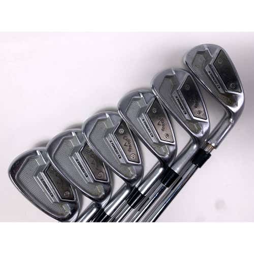 Callaway X Forged CB 21 Iron Set 5-PW Elevate ETS VSS Pro 15g Stiff RH