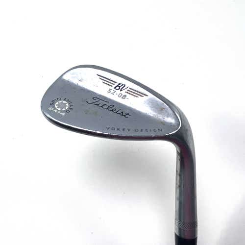 Titleist Vokey Spin Milled SM4 Chrome Gap Wedge GW 52* 8 Bounce Vokey RH