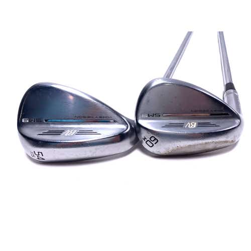 LEFTY Titleist Vokey SM9 Tour Chrome Wedge Set 54* 10 | 60* 8 SM9 Wedge LH