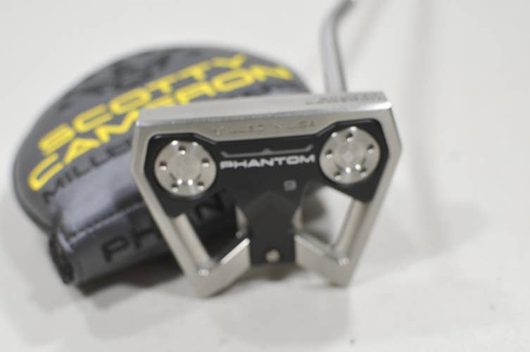Titleist 2024 Scotty Cameron Phantom 9 34" Putter RH Steel with Cover #228754