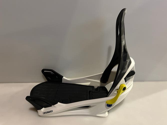 New Burton Step On Snowboard Bindings Black & White - Men's Size XL NIB