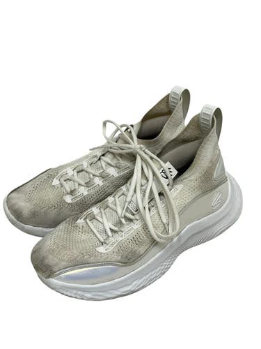 Used Under Armour CURRY Basketball Shoes M White Senior 10.5 11692-S000158023