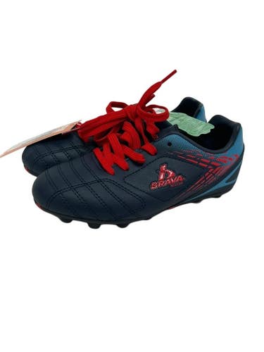 Used Brava Soccer Cleats Red And Navy Blue Youth 13.0 11692-S000158054