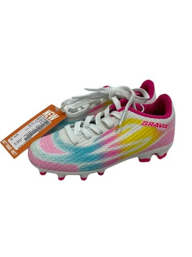 Used Brava Soccer Cleats White And Pink Youth 11.0 11692-S000158059