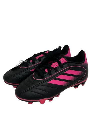 Used Adidas GOLETTO Soccer Cleats Black And Pink Youth 10.0 11692-S000158062