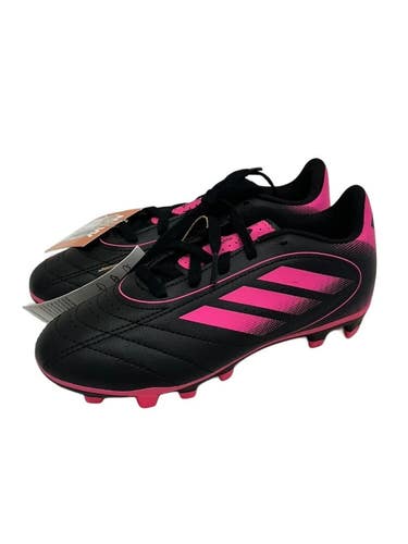 Used Adidas GOLETTO Soccer Cleats Black And Pink Junior 01 11692-S000158063