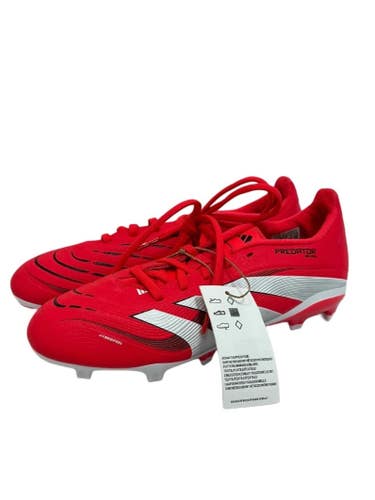 Used Adidas PREDATOR LEAGUE Soccer Cleats Red Junior 05 11692-S000158088